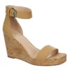 Xappeal Womens Amora Wedge Sandal - Tan -Sale Shoes Store US 01 105214 00