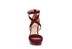 Limelight Womens Lainey Platform Sandal - Wine -Sale Shoes Store US 01 106134 02