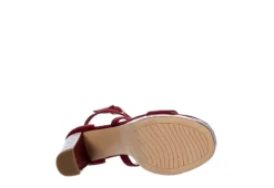 Limelight Womens Lainey Platform Sandal - Wine -Sale Shoes Store US 01 106134 06