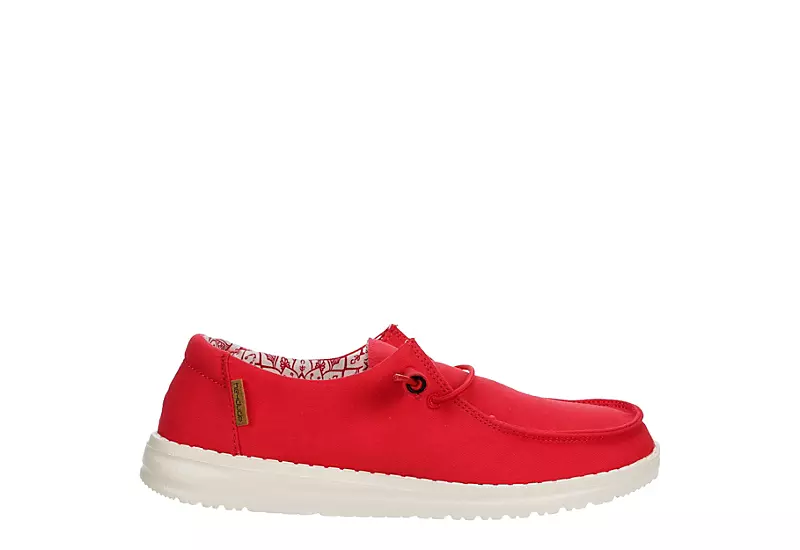 Heydude Womens Wendy Slip On Sneaker - Red 4 Heydude Womens Wendy Slip On Sneaker - Red - Image 2