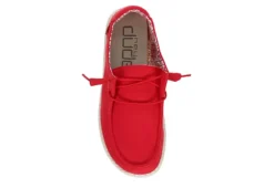 Heydude Womens Wendy Slip On Sneaker - Red 14 Heydude Womens Wendy Slip On Sneaker - Red -Sale Shoes Store US 01 106161 05