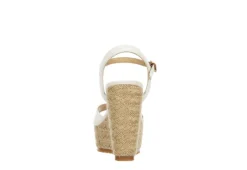 Xappeal Womens Sierra Wedge Sandal - White -Sale Shoes Store US 01 203502 04