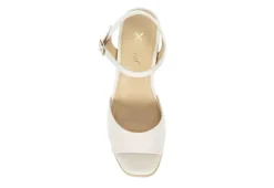 Xappeal Womens Sierra Wedge Sandal - White -Sale Shoes Store US 01 203502 05