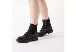 Xappeal Womens Hannah Lace Up Boot - Black -Sale Shoes Store US 01 301822 06