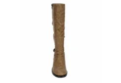 Xappeal Womens Nadeen Wide Calf Riding Boot - Taupe -Sale Shoes Store US 01 301863 02