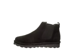 Bearpaw Womens Drew Short Fur Boot - Black -Sale Shoes Store US 01 301867 02