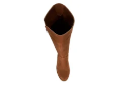 Eva & Zoe Womens Bria Wide Calf Tall Boot - Cognac -Sale Shoes Store US 01 301948 05