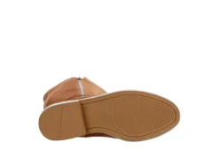 Eva & Zoe Womens Bria Wide Calf Tall Boot - Cognac -Sale Shoes Store US 01 301948 06