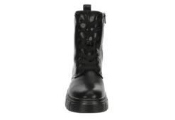 Limelight Womens Rudy Combat Boot - Black -Sale Shoes Store US 01 302010 02