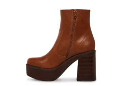 Madden Girl Womens Grace Dress Boot - Cognac -Sale Shoes Store US 01 302694 03