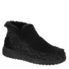 Heydude Womens Denny Sparkle - Black -Sale Shoes Store US 01 302712 00