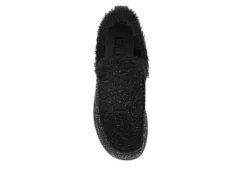 Heydude Womens Denny Sparkle - Black -Sale Shoes Store US 01 302712 05