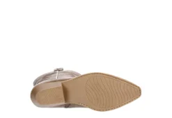 Michael By Michael Shannon Womens Taylor Western Boot - Taupe -Sale Shoes Store US 01 302744 06