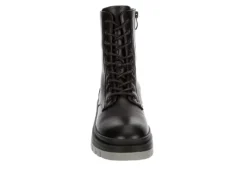 Limelight Womens Erin Combat Boot - Black -Sale Shoes Store US 01 302755 02