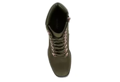 Limelight Womens Halle Lace-up Boot - Olive -Sale Shoes Store US 01 302780 05