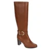 Lauren Blakwell Womens Raquel Wide Calf Tall Dress Boot - Cognac -Sale Shoes Store US 01 302783 00