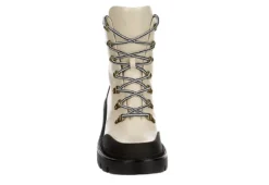 Michael By Michael Shannon Womens Natacha Lace-up Boot - Ivory -Sale Shoes Store US 01 302785 02