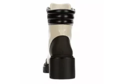 Michael By Michael Shannon Womens Natacha Lace-up Boot - Ivory -Sale Shoes Store US 01 302785 04