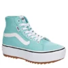 Vans Womens Filmore High Top Tapered Platform Sneaker - Aqua -Sale Shoes Store US 01 401766 00