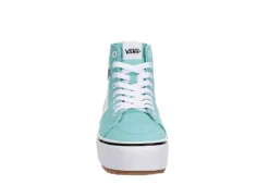 Vans Womens Filmore High Top Tapered Platform Sneaker - Aqua -Sale Shoes Store US 01 401766 02