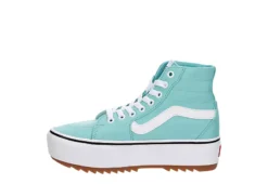 Vans Womens Filmore High Top Tapered Platform Sneaker - Aqua -Sale Shoes Store US 01 401766 03