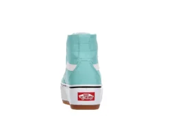 Vans Womens Filmore High Top Tapered Platform Sneaker - Aqua -Sale Shoes Store US 01 401766 04