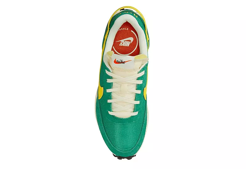 Nike Womens Waffle Debut Sneaker - Dark Green 6 Nike Womens Waffle Debut Sneaker - Dark Green - Image 4