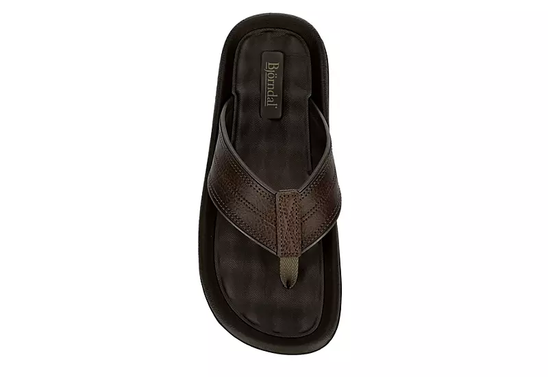 Bjorndal Mens Dunas Flip Flop Sandal - Brown 8 Bjorndal Mens Dunas Flip Flop Sandal - Brown - Image 6