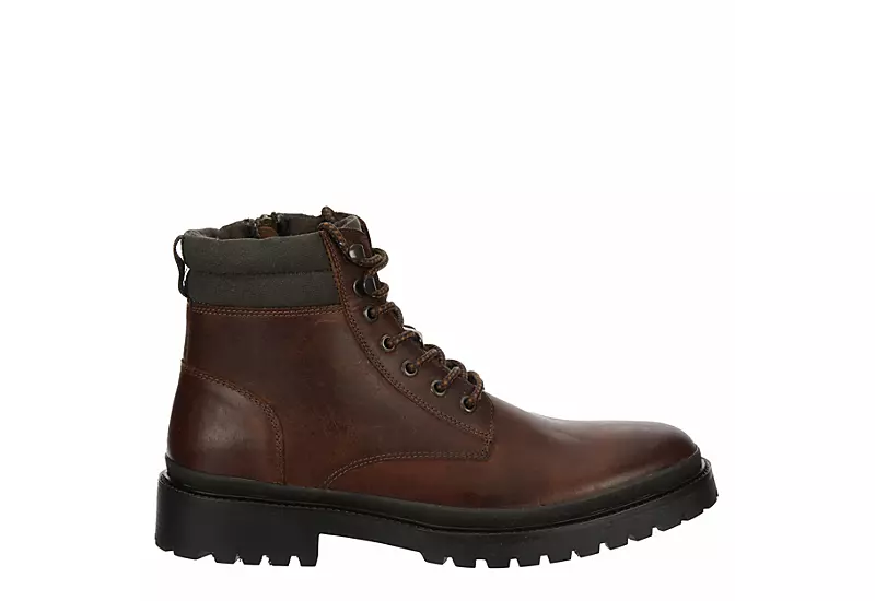 Franco Fortini Mens Range Lace-up Boot - Brown 3 Franco Fortini Mens Range Lace-up Boot - Brown - Image 2
