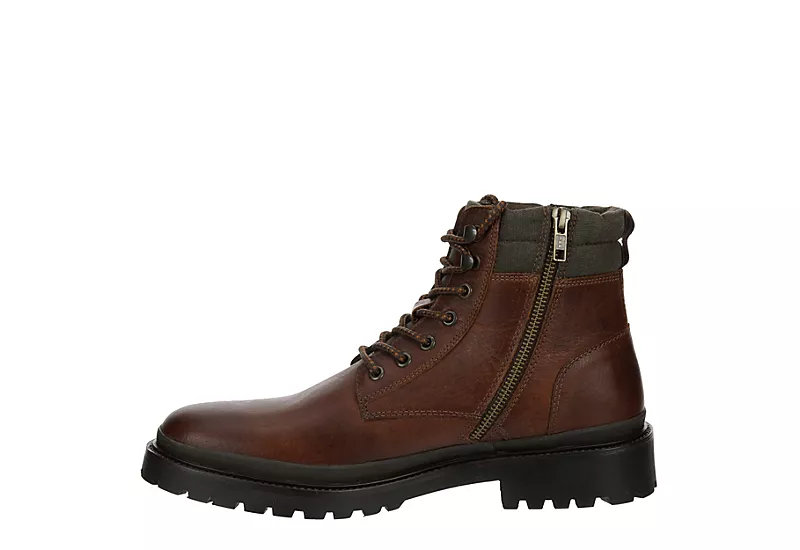 Franco Fortini Mens Range Lace-up Boot - Brown 5 Franco Fortini Mens Range Lace-up Boot - Brown - Image 4