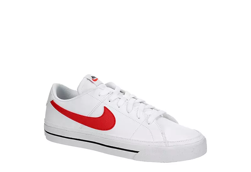 Nike Mens Court Legacy Low Sneakers - White 3 Nike Mens Court Legacy Low Sneakers - White