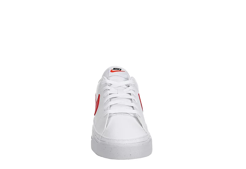Nike Mens Court Legacy Low Sneakers - White 5 Nike Mens Court Legacy Low Sneakers - White - Image 3