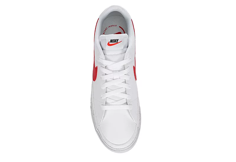 Nike Mens Court Legacy Low Sneakers - White 8 Nike Mens Court Legacy Low Sneakers - White - Image 6